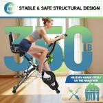 SLUNSE 5 IN 1 Folding Exercise Bike with Resistance