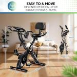 SLUNSE 5 IN 1 Folding Exercise Bike with Resistance