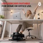 MOMODA Under Desk Elliptical Mini Exercise Bike