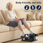 MOMODA Under Desk Elliptical Mini Exercise Bike