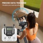 Dripex Magnetic Elliptical Machine with LCD Monitor