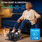 MOMODA Under Desk Elliptical Mini Exercise Bike