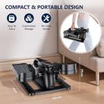 MOMODA Under Desk Elliptical Mini Exercise Bike