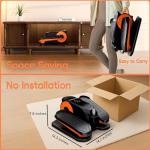 Morelax Under Desk Elliptical Machine with Remote