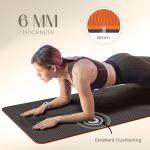Non-Slip Yoga Mat with Laser Guides - Travel-Friendly
