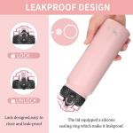 GOPPUS 600ml Insulated Water Bottle with Straw