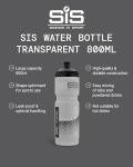 SIS Clear Sports Water Bottle - 800 ml