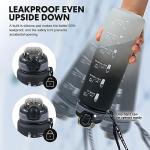 SEASEVEN 1L Leak-Proof Sports Water Bottle