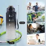 SEASEVEN 1L Leak-Proof Sports Water Bottle