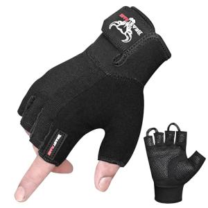 BEAST RAGE Anti-Slip Weight Lifting Gym Gloves