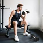 HOMCOM Hex Dumbbell Set for Home Gym (2 x 6kg)
