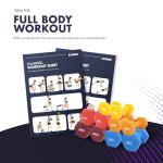KAYMAN 5kg Neoprene Dumbbells with Grip