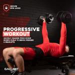 Adjustable 20kg Dumbbell and Barbell Set