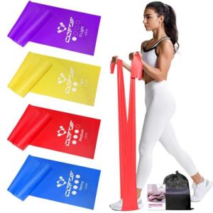 COFOF Resistance Bands with 4 Levels & Guide