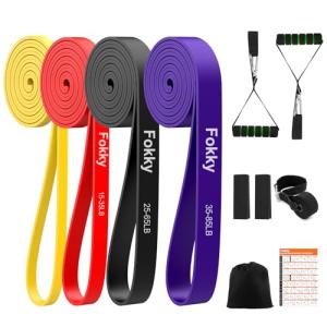 4-Level Resistance Bands Set for Strength Training