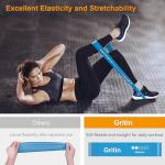 Gritin Resistance Bands Set of 5 for Home Workouts