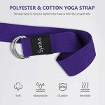 2 Yoga Blocks and Straps Set, Non-Slip Foam