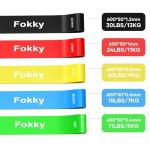 5 Pack Natural Latex Resistance Bands for Workouts