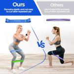 5 Pack Natural Latex Resistance Bands for Workouts