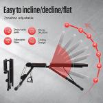 Adjustable Foldable Fitness Bench for Home Workouts
