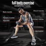 Adjustable Foldable Fitness Bench for Home Workouts