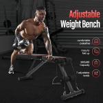 Adjustable Foldable Fitness Bench for Home Workouts