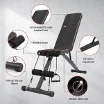 Adjustable Foldable Fitness Bench for Home Workouts