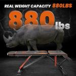 Adjustable Foldable Weight Bench for Home Workouts