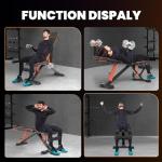 Adjustable Foldable Weight Bench for Home Workouts