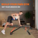Adjustable Foldable Weight Bench for Home Workouts
