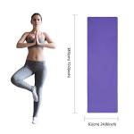 Non-Slip Yoga Mat with Carry Strap - Violet