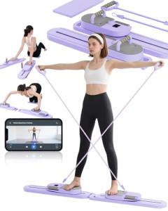 Split-Type Pilates Reformer Board & Multi-Functional Set