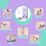 Foldable Pilates Reformer with Ab Roller - Pink
