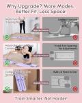 Split-Type Pilates Reformer Board & Multi-Functional Set