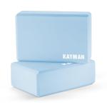 Yoga Block 2-Pack - Durable Non-Slip Foam