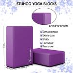 Yoga Block Set with Strap and E-book