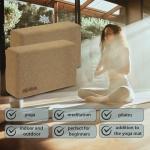 Eco-Friendly Yoga Block Set with E-Book