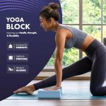 Yoga Block 2-Pack - Durable Non-Slip Foam