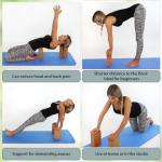 Eco-Friendly Yoga Block Set with E-Book