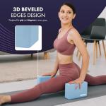 Yoga Block 2-Pack - Durable Non-Slip Foam