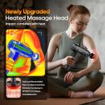 AERLANG Heated Deep Tissue Massage Gun for Relief