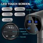 Portable Deep Tissue Massage Gun with LCD Display