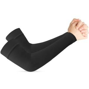 Black Arm Sleeves for Sun and UV Protection
