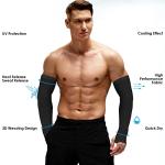 UV Protection Compression Arm Sleeves for Sports