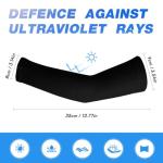 Black Arm Sleeves for Sun and UV Protection