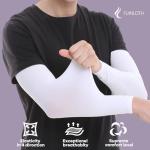 Fuinloth UV Protection Compression Arm Sleeves - Black