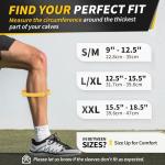 Calf Compression Sleeves for Support and Comfort