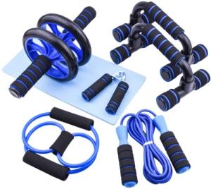 7-in-1 Ab Roller Wheel and Fitness Kit
