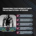 Push Up Board Set with Jump Rope & Bands