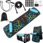 Push Up Board Set with Jump Rope & Bands